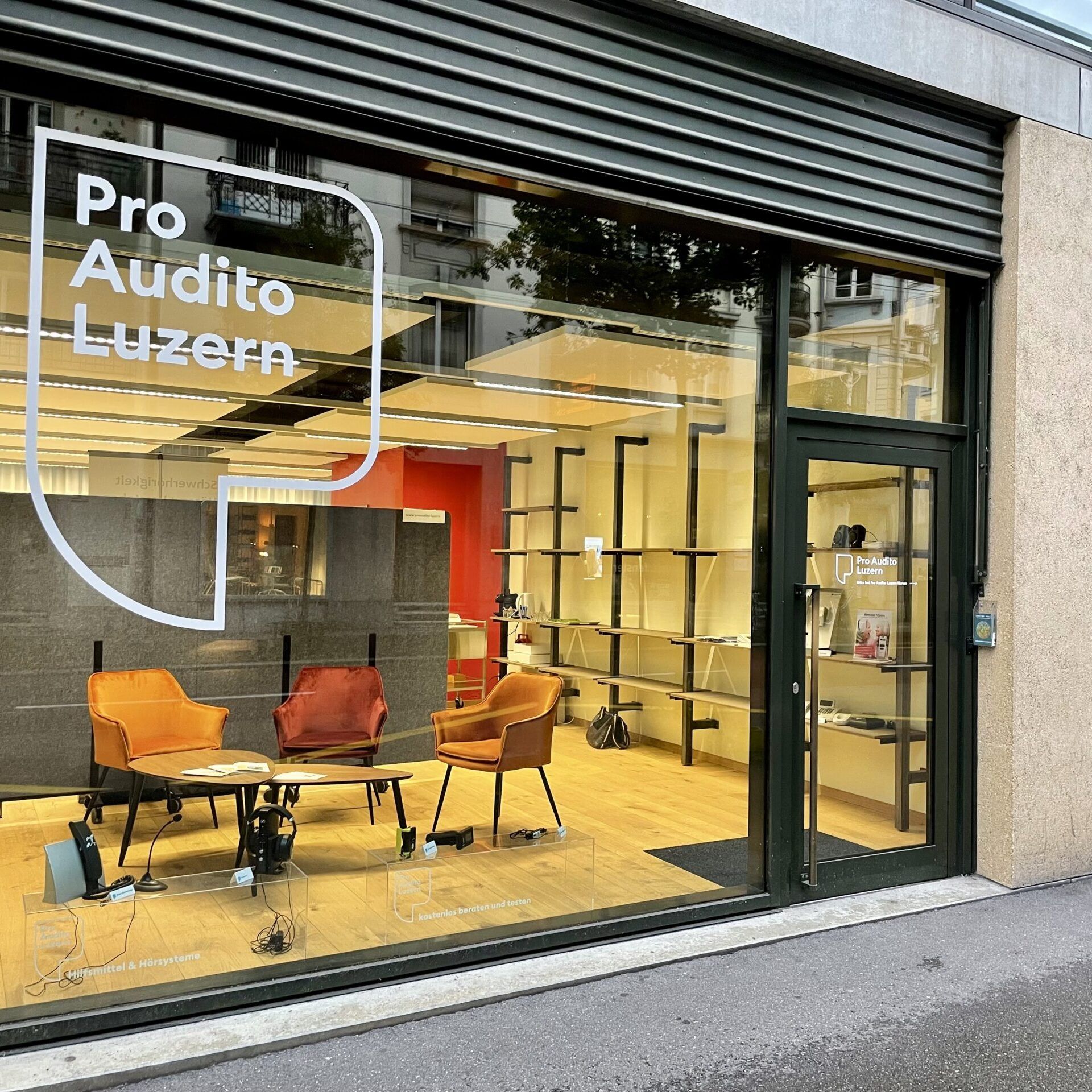 Eröffnung Ladenlokal von Pro Audito Luzern